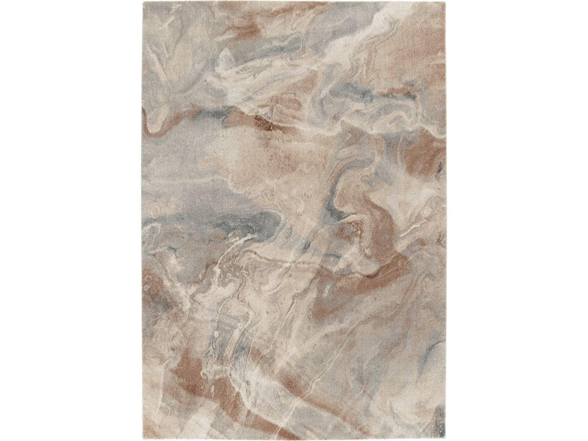 Tapis poils ras RIVIERE motif abstrait