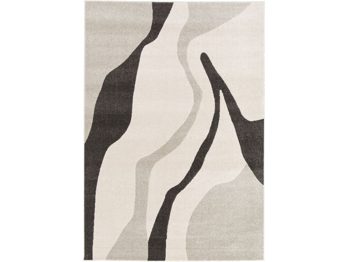 Tapis poils ras ULYS motif abstrait