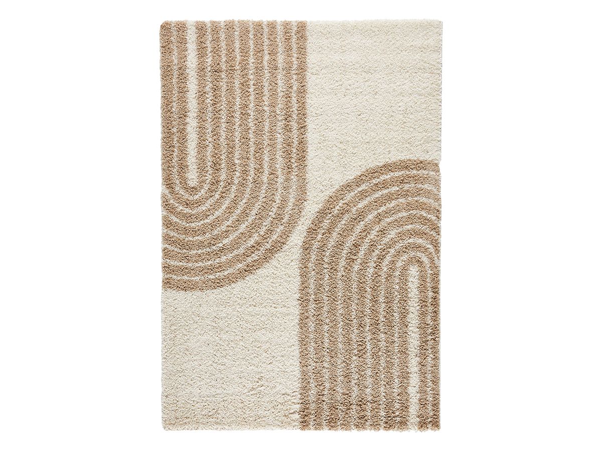 ESMEE shaggy vloerkleed met abstract patroon