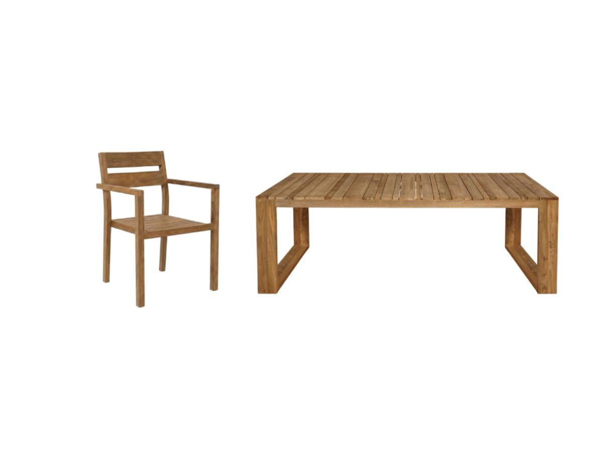 Ensemble table et chaises de jardin