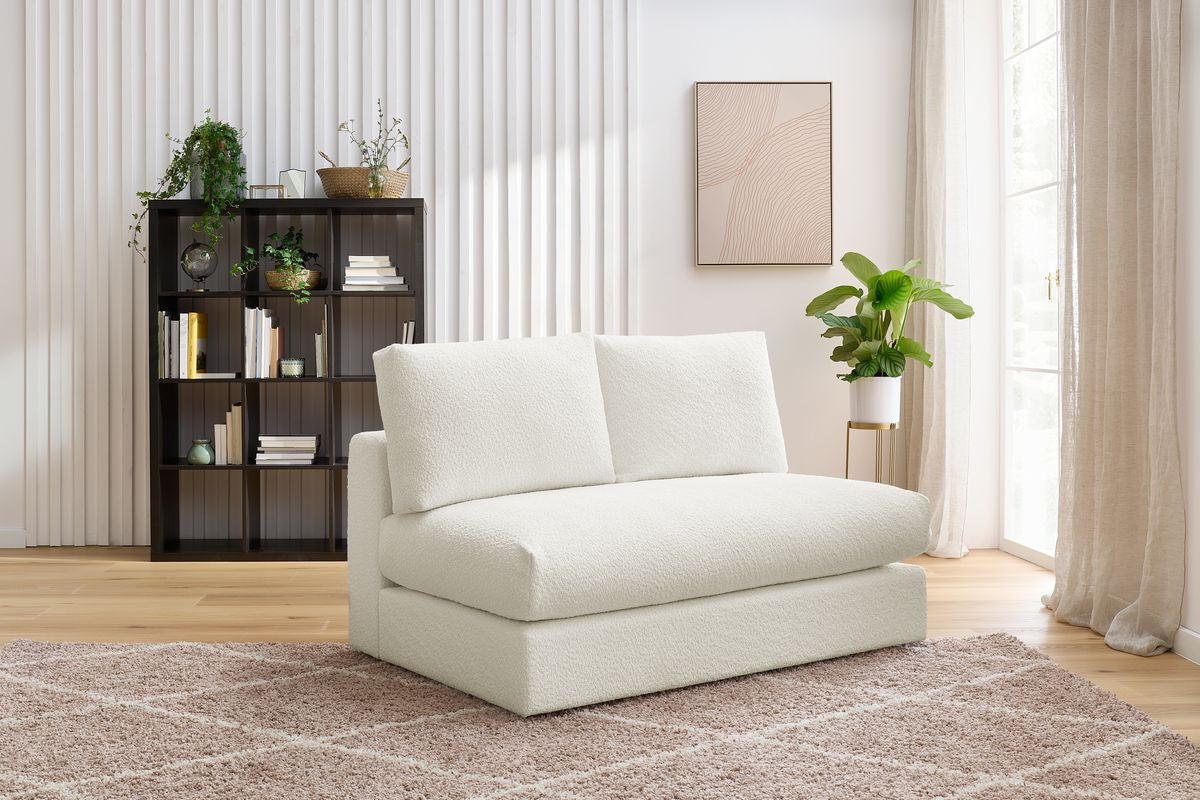 2-zits fauteuil voor de modulaire bank PARIS in badstof