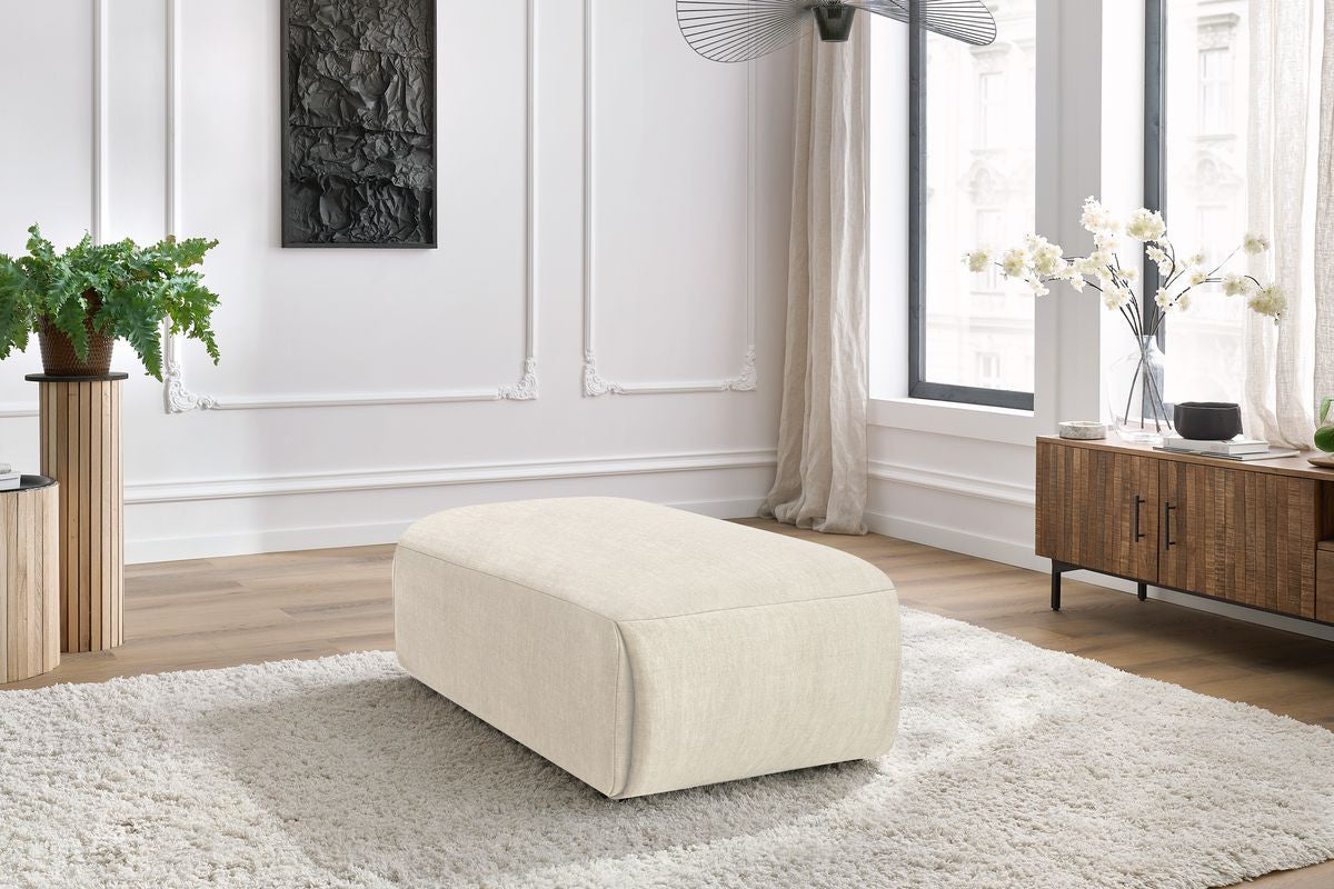 Pouf petit JEANNE tissu velours