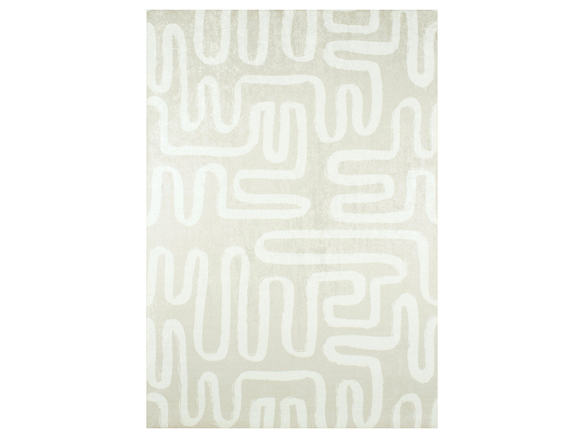 Tapis poils ras CALLY motif abstrait
