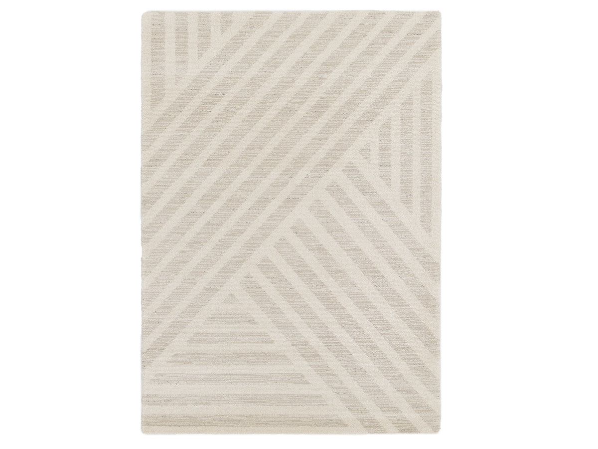 Tapis poils courts ISSANE motif abstrait