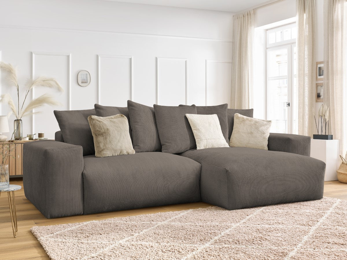 VOLTAIRE omkeerbare corduroy hoekbank