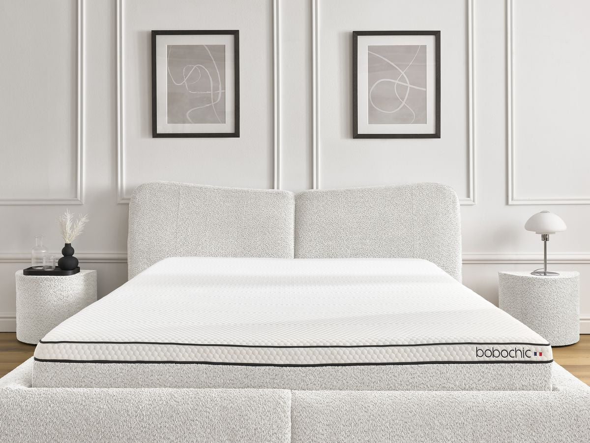 Matelas TELIO 22 cm mousse haute densité + mémoire de forme