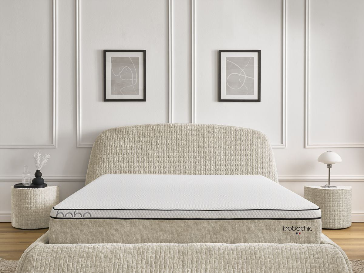 Matelas AMALIA 25 cm latex micro perforé + mousse haute résilience
