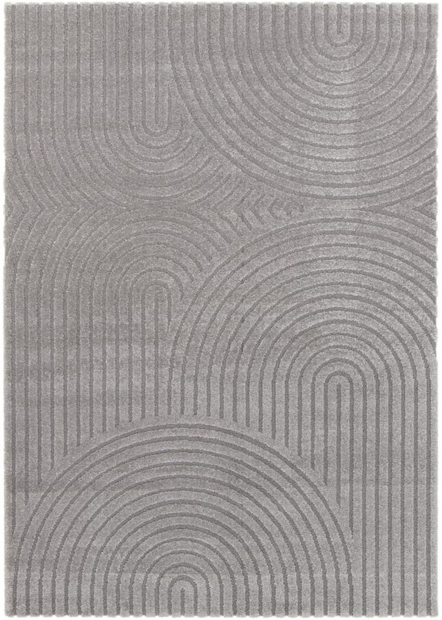 HERVE laagpolig vloerkleed met abstract patroon