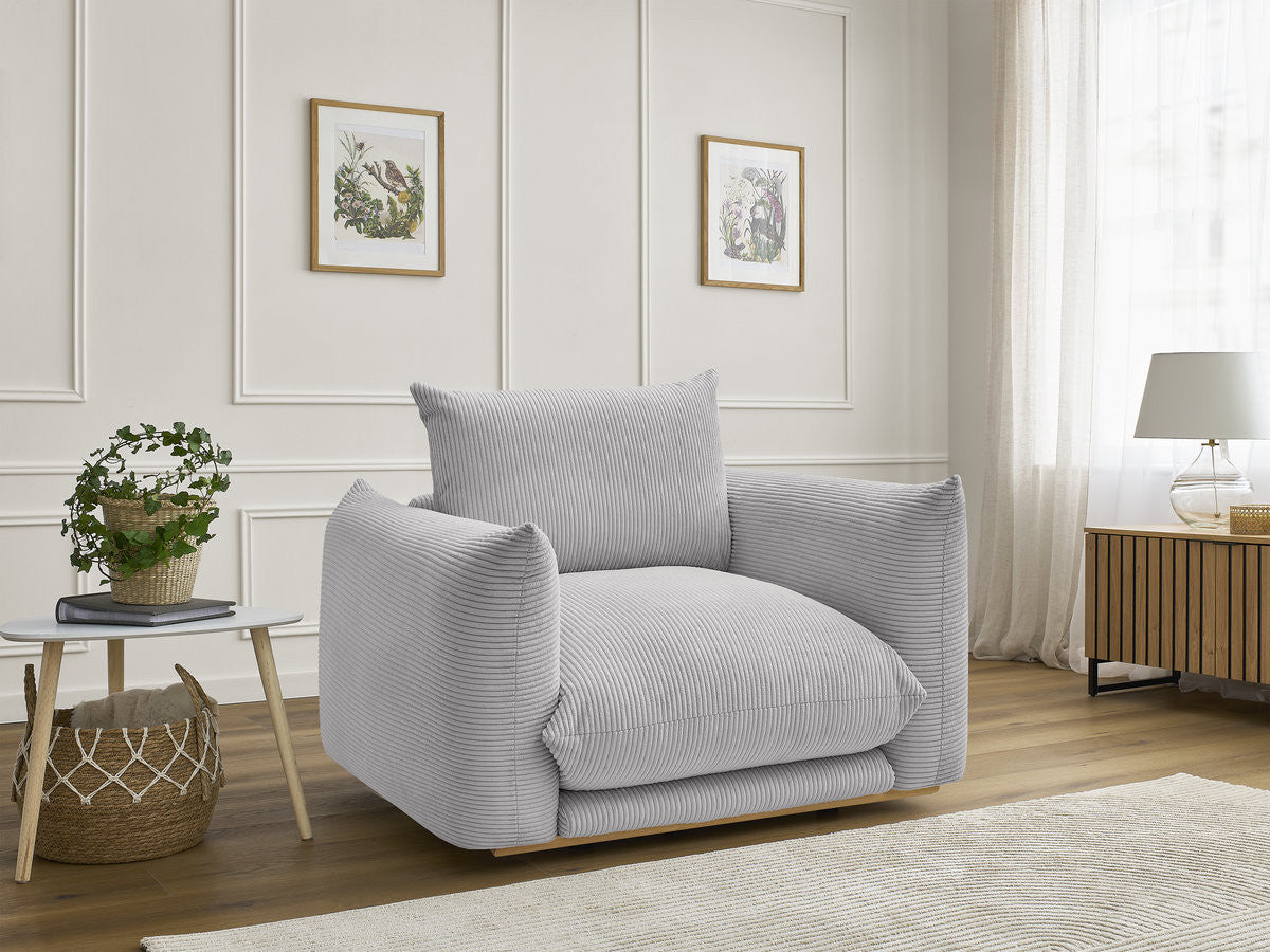 ERNEST fauteuil in corduroy stof