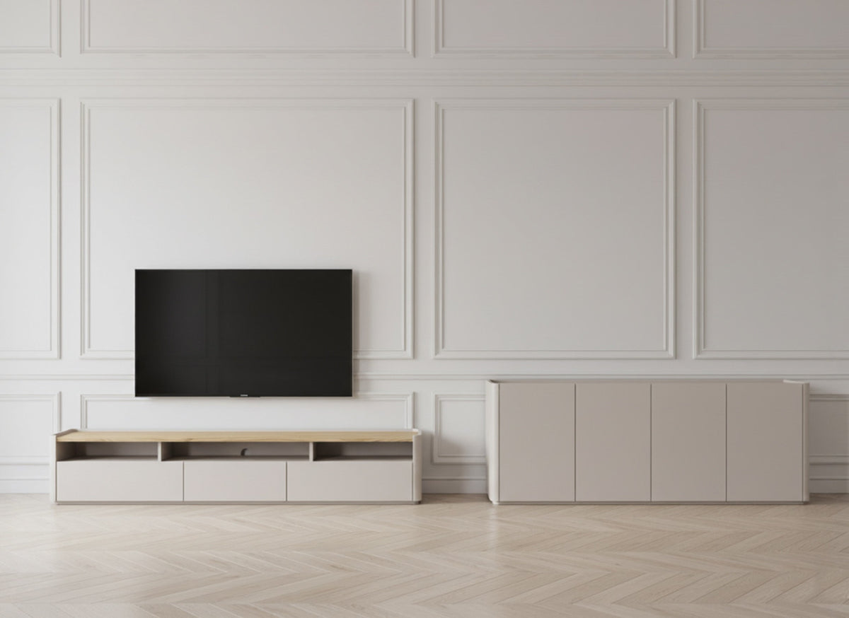 ANYRA set met 200cm dressoir + 200cm tv-meubel