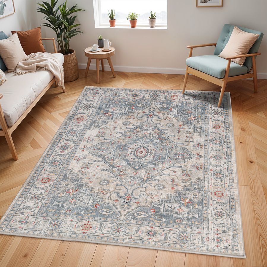NOURA vintage kortpolig vloerkleed
