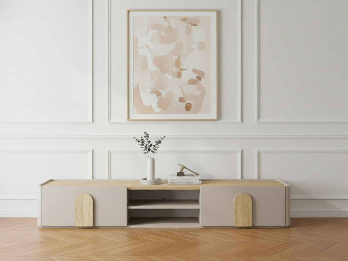 Meuble TV 1 porte 1 tiroir 220 cm ENYRA