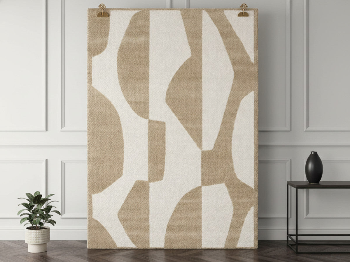ELIOR laagpolig vloerkleed met abstract patroon