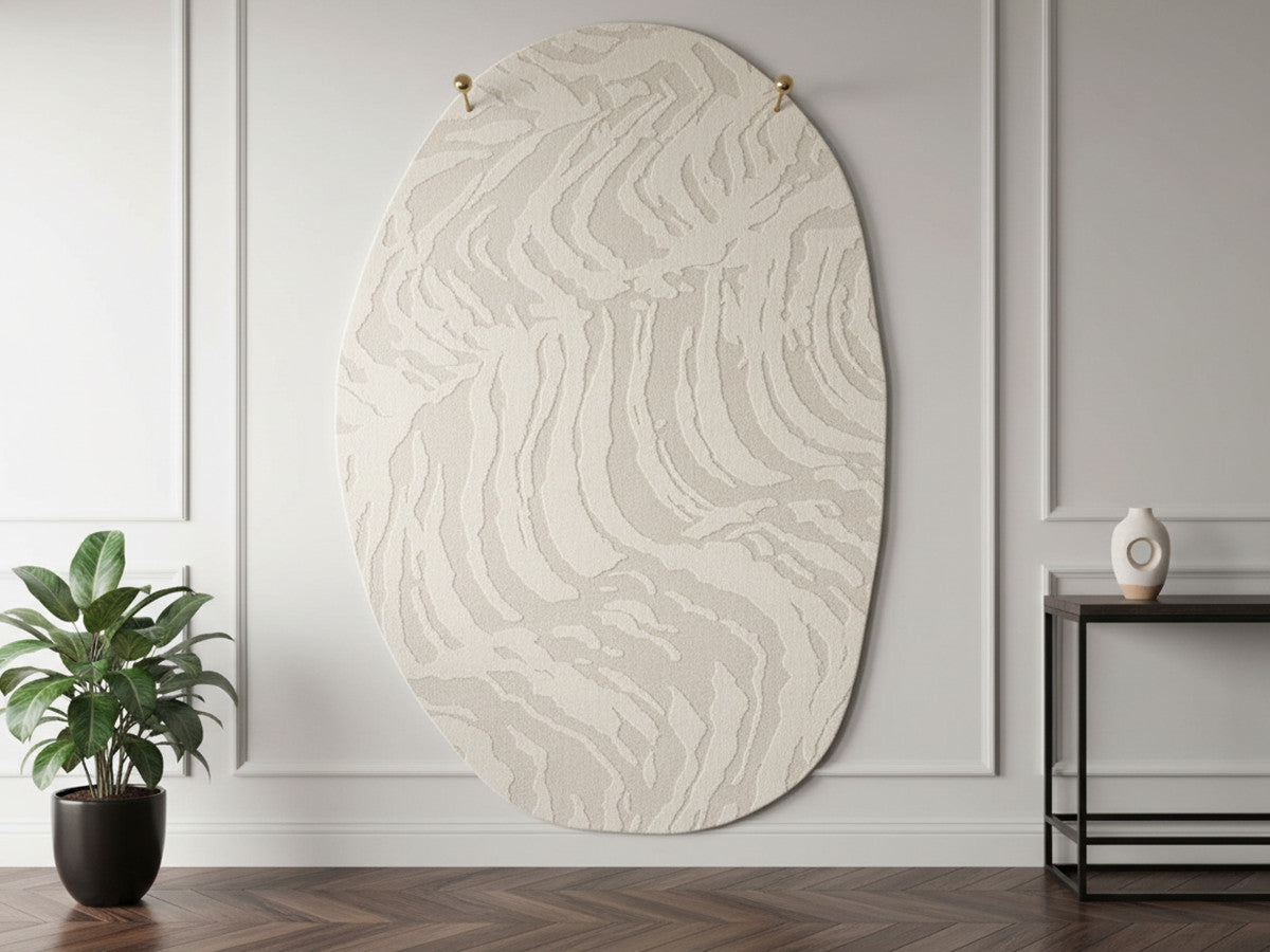 ORIAN kortpolig vloerkleed met abstract patroon