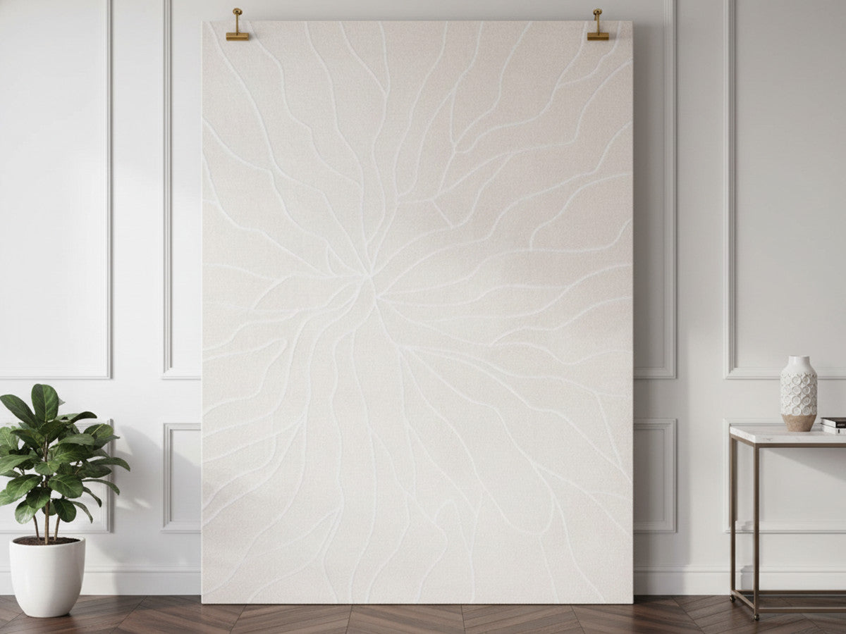 Tapis poils courts NORMA motif abstrait
