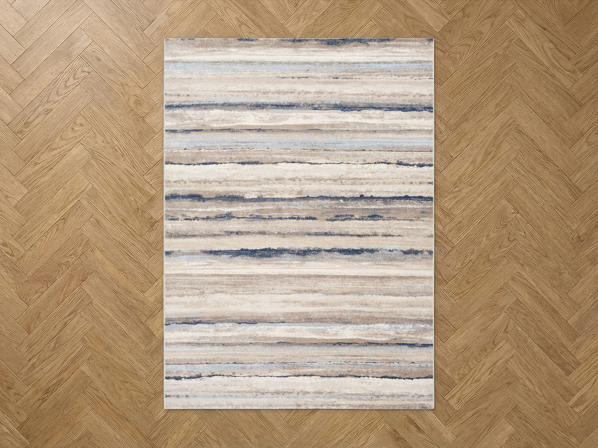 Tapis poils ras SARIK motif abstrait