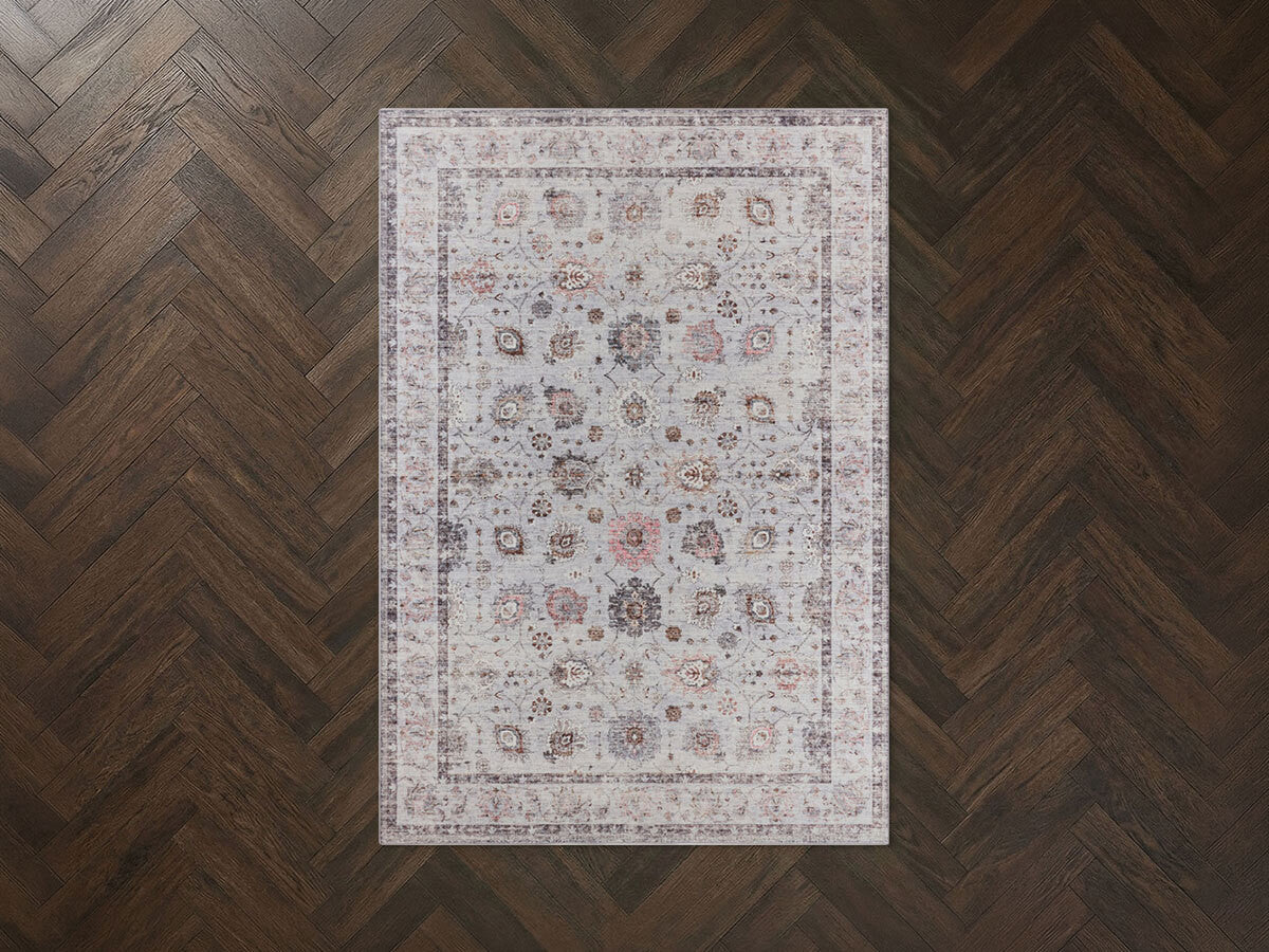 Tapis lavable à poils ras TENA vintage