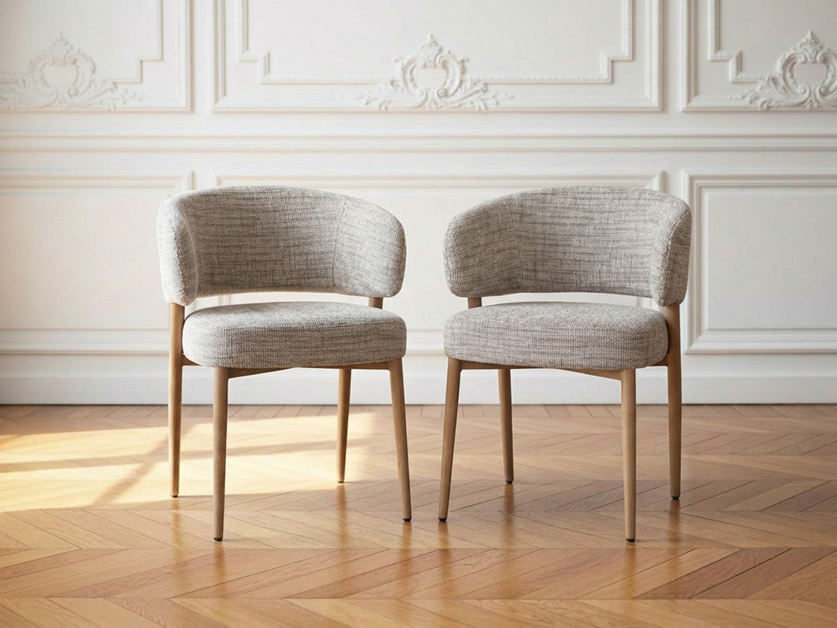 Set van 2 stoelen RHEA textuurstof