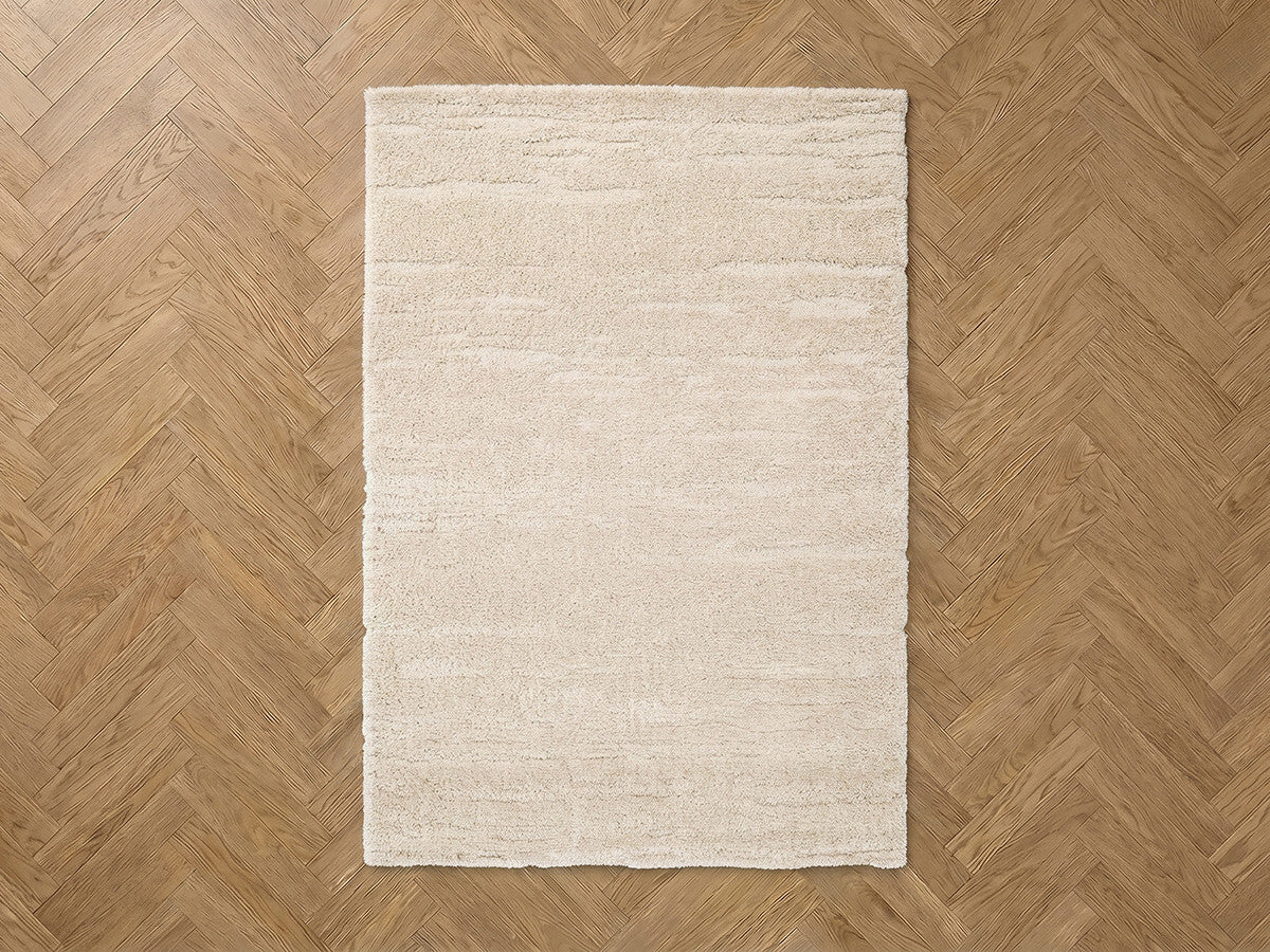 Hoogpolig vloerkleed TELIRA met abstract motief