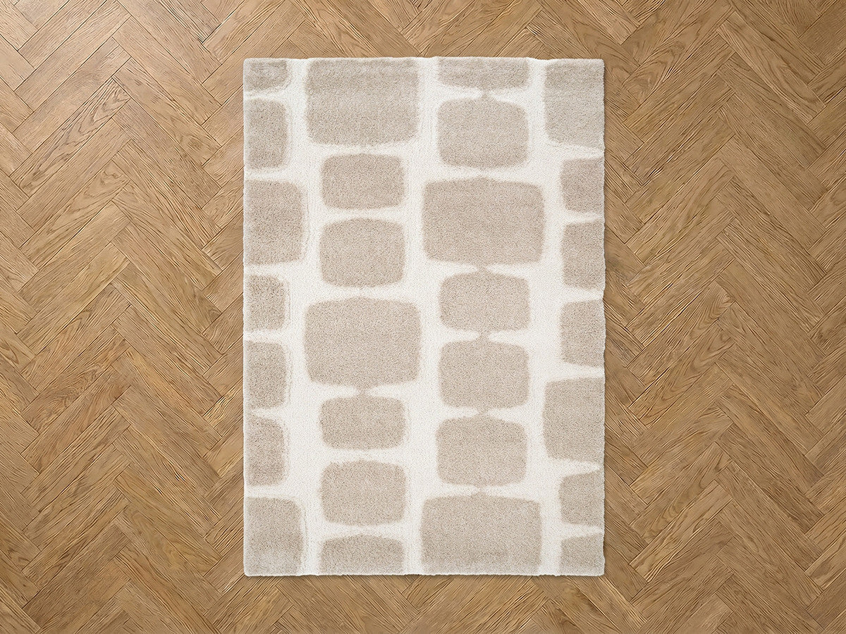 Vloerkleed met lange haren CHINO abstract motief