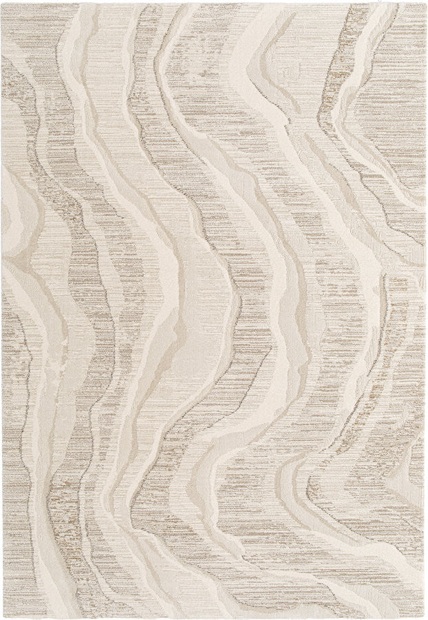 Vloerkleed met korte pool DUNE met abstract patroon