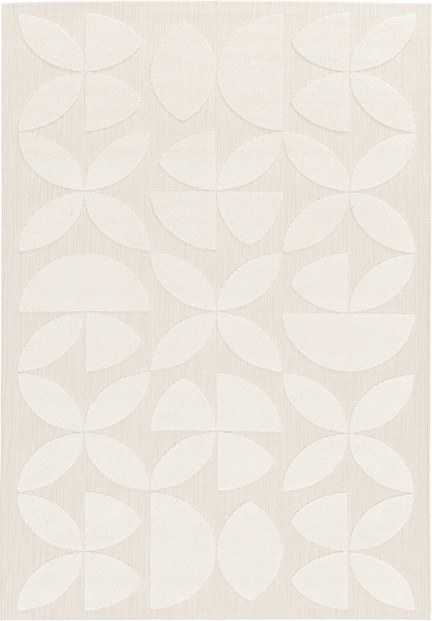 Tapis poils ras MAE motif abstrait