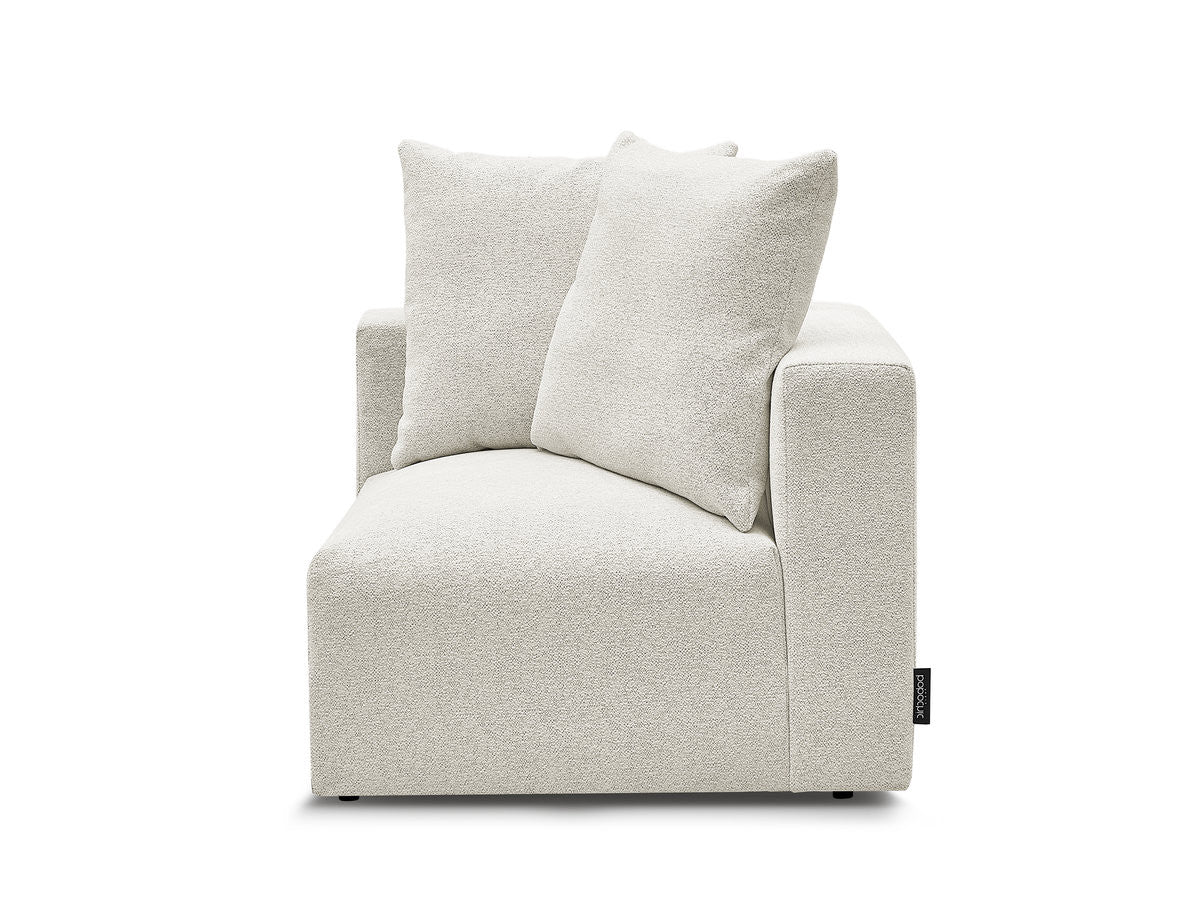 Angle pour canapé modulable VOLTAIRE tissu chiné