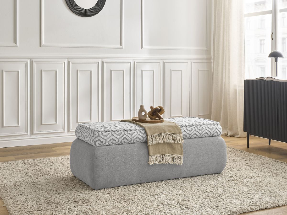 JADE Limited Edition Bed End in grafische stof