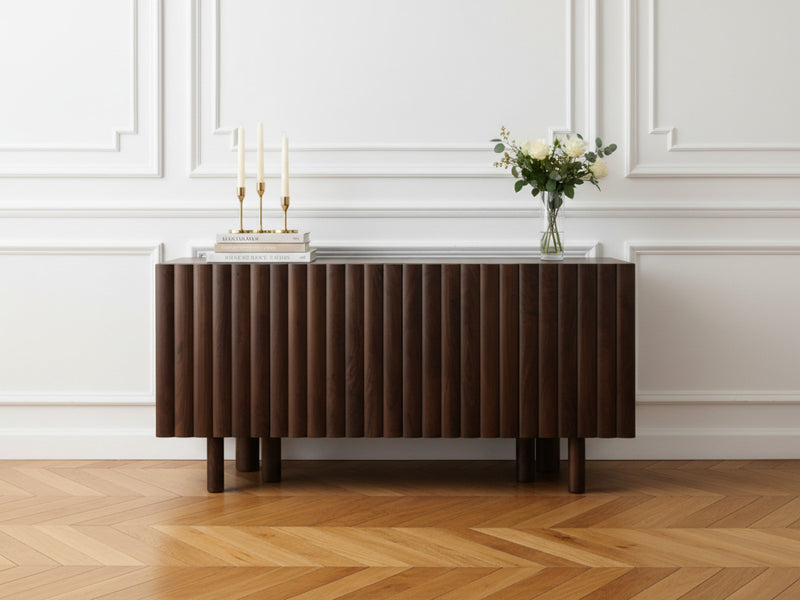 GABRIEL dressoir met 4 deuren, 160 cm, massief mangohout