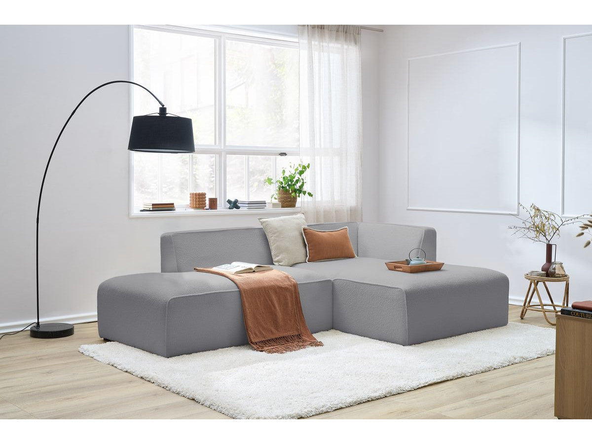 MEGEVE vaste hoekbank in French Terry stof