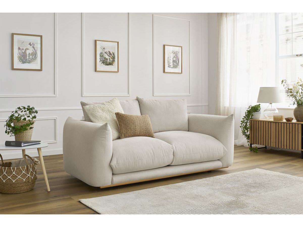 ERNEST vaste 2-zits rechte bank