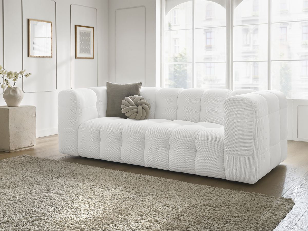 Vaste 3-zits rechte bank CLOUD mesh stof