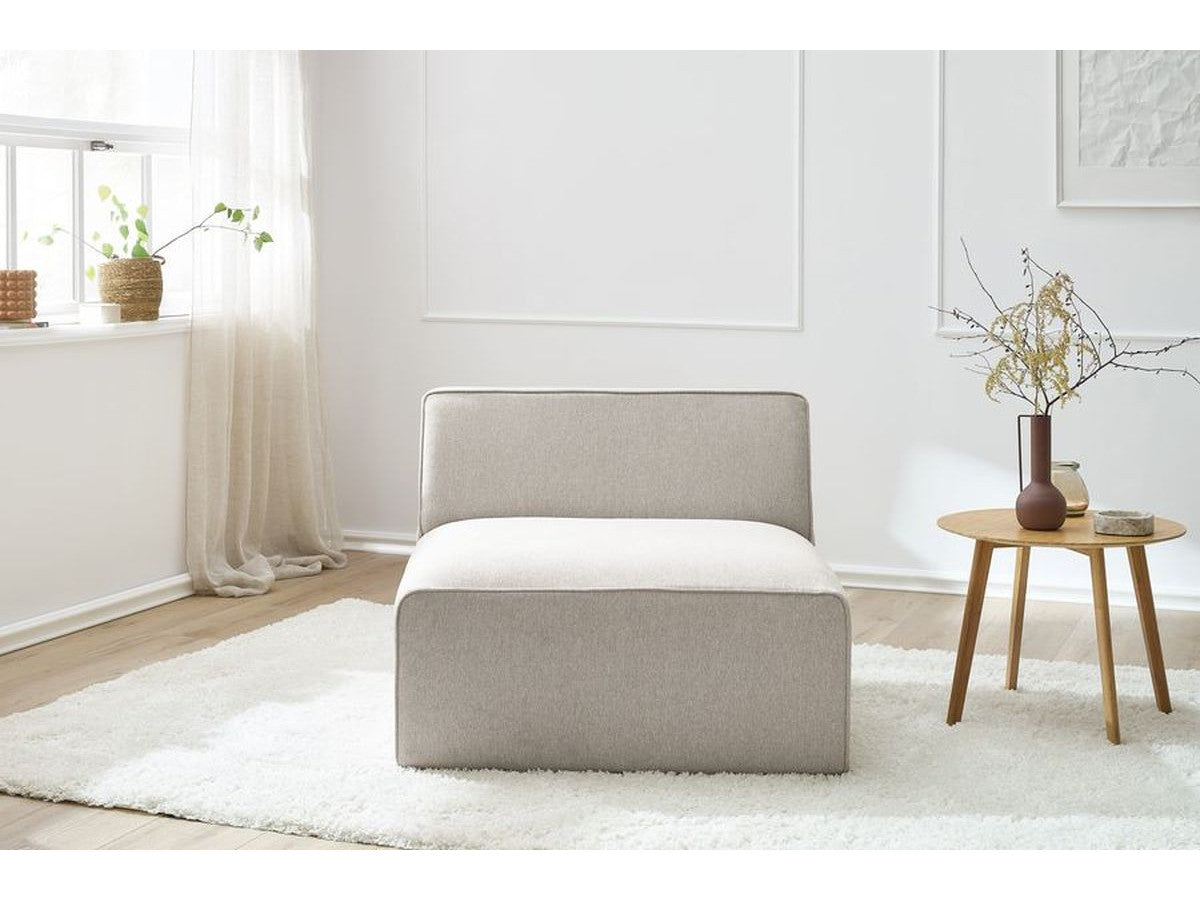 1-zits fauteuil voor modulaire bank MEGEVE gemêleerde stof