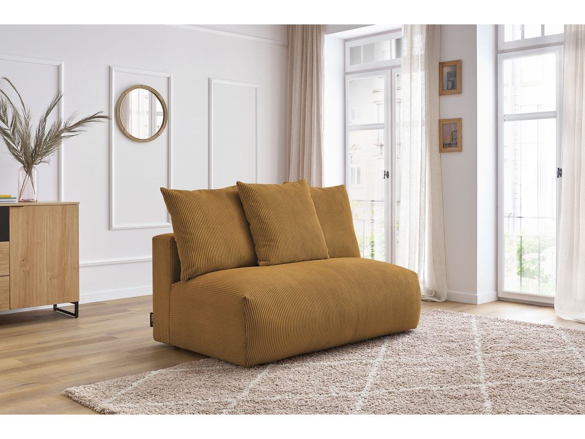 Chauffeuse 2 places sans accoudoir pour canapé modulable VOLTAIRE