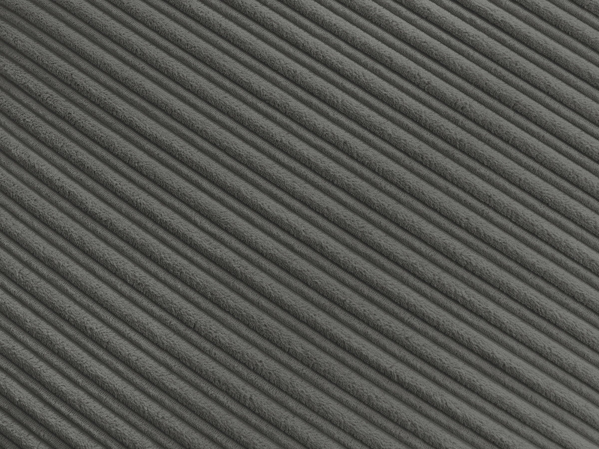 dubbele corduroy type a gekleurd donkergrijs