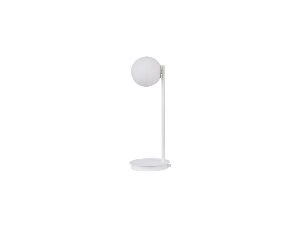 sik stalen bedlamp gekleurd wit
