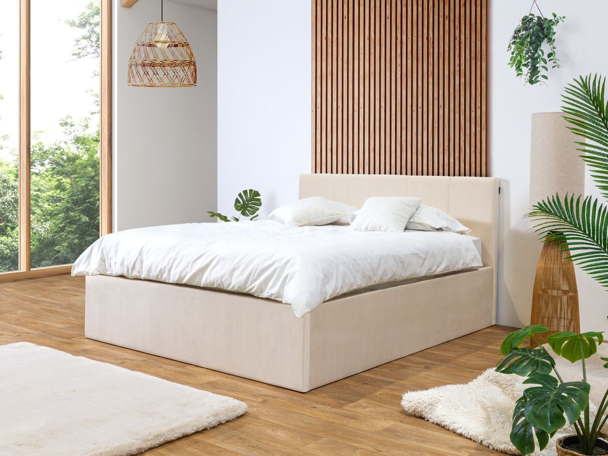 Lit coffre VIVARA rangement XL