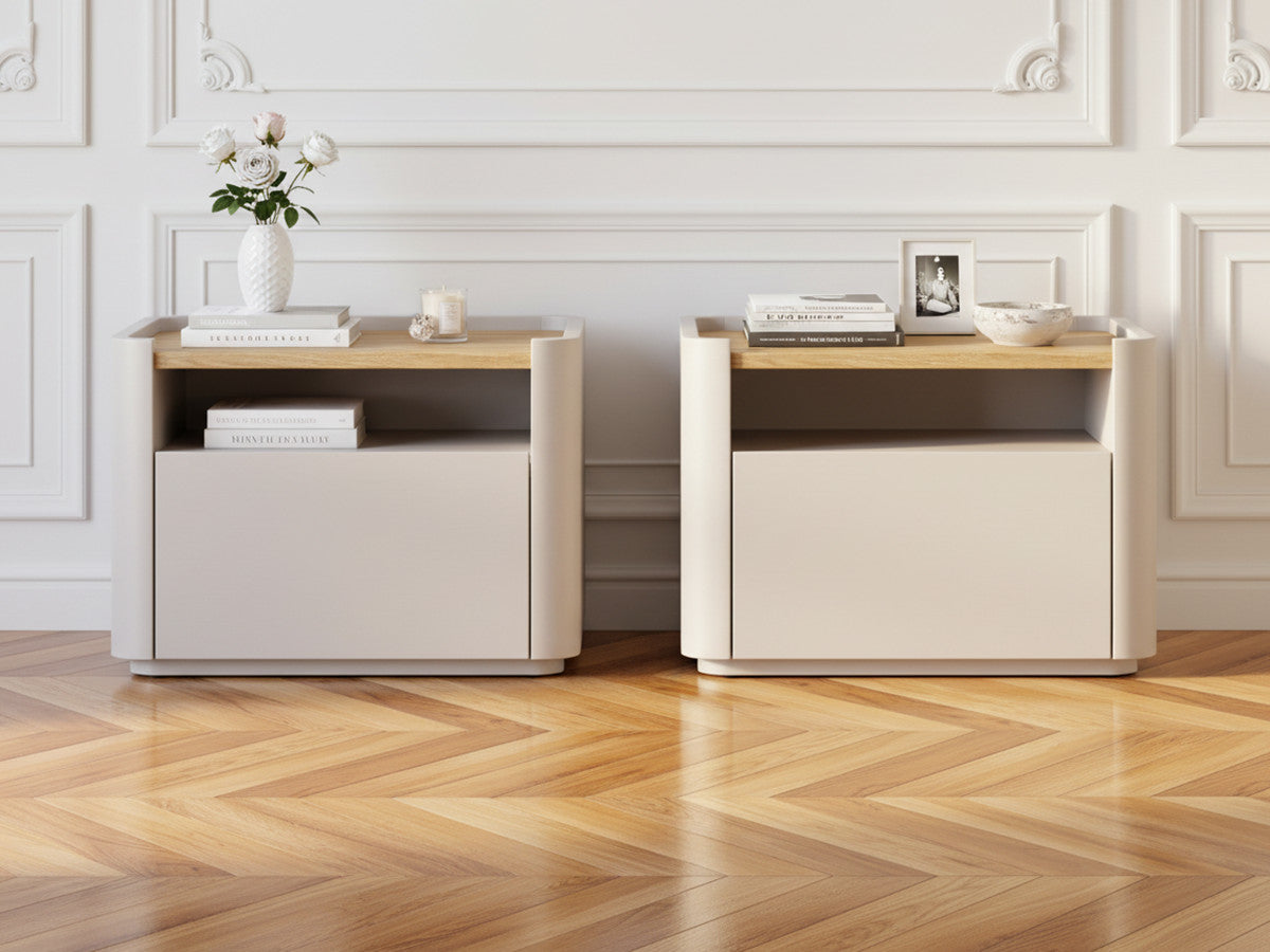 Set van 2 ANYRA nachtkastjes met 1 lade