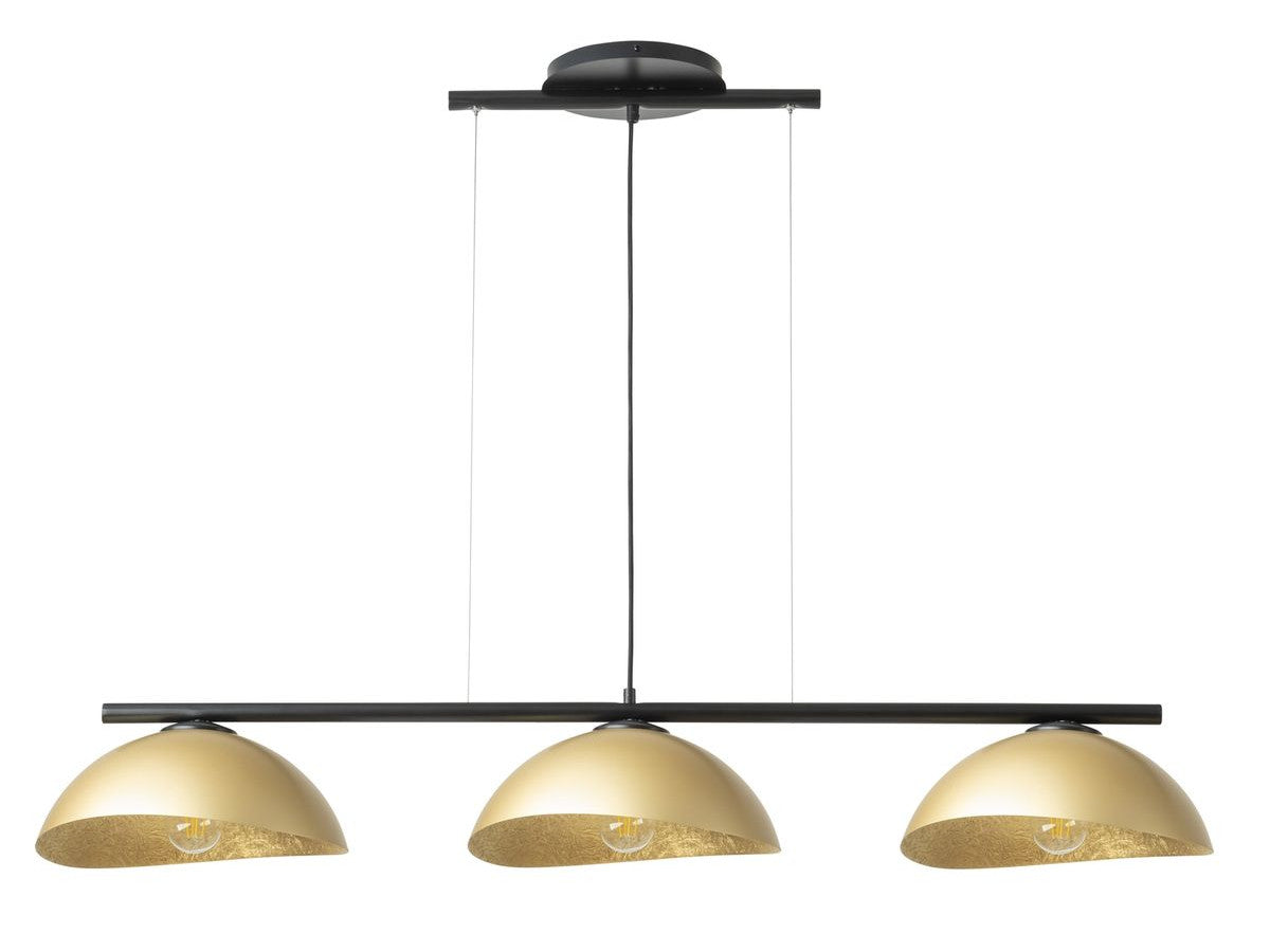lustre altea multi-lampes en acier de couleur noir