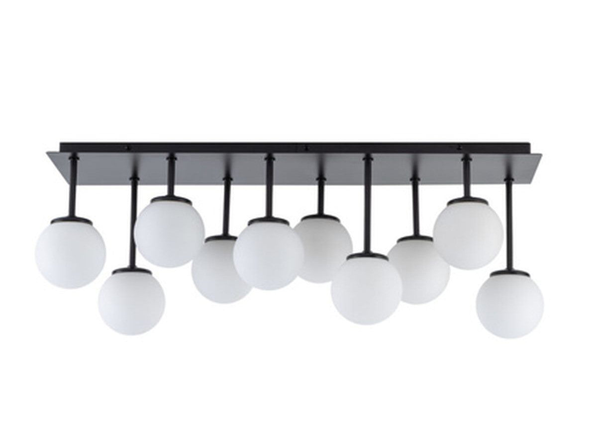 lustre ambroise en acier de couleur blanc