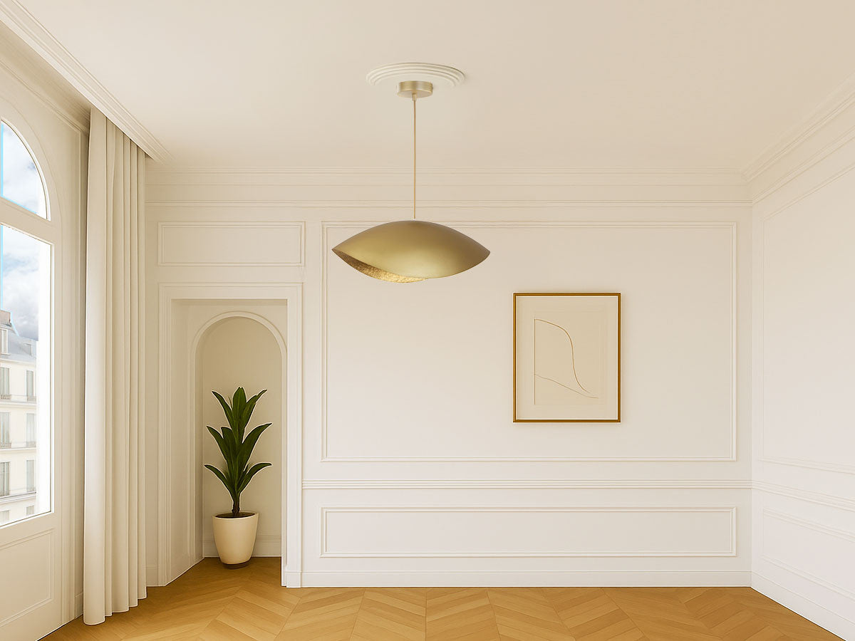 Lustre CASSIA en acier