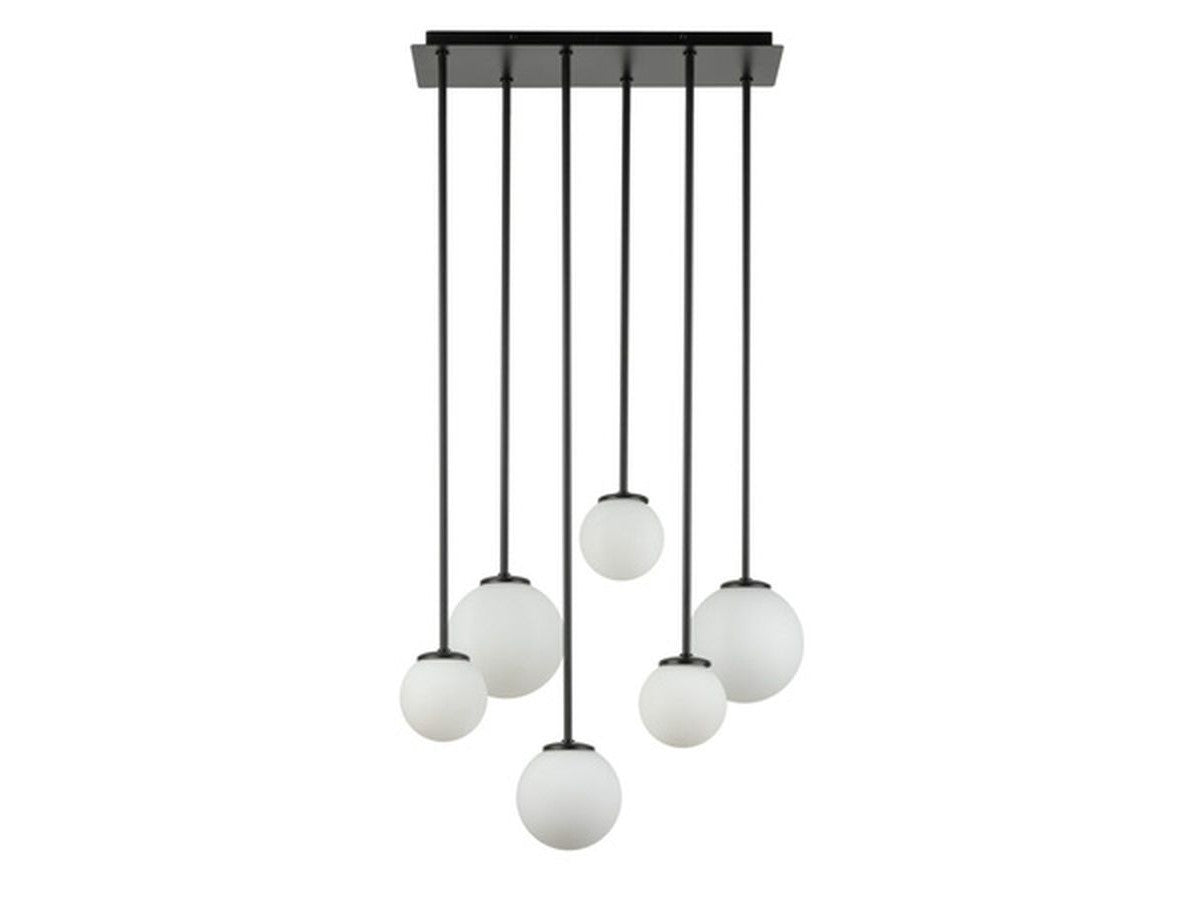 lustre long ambroise en acier de couleur blanc