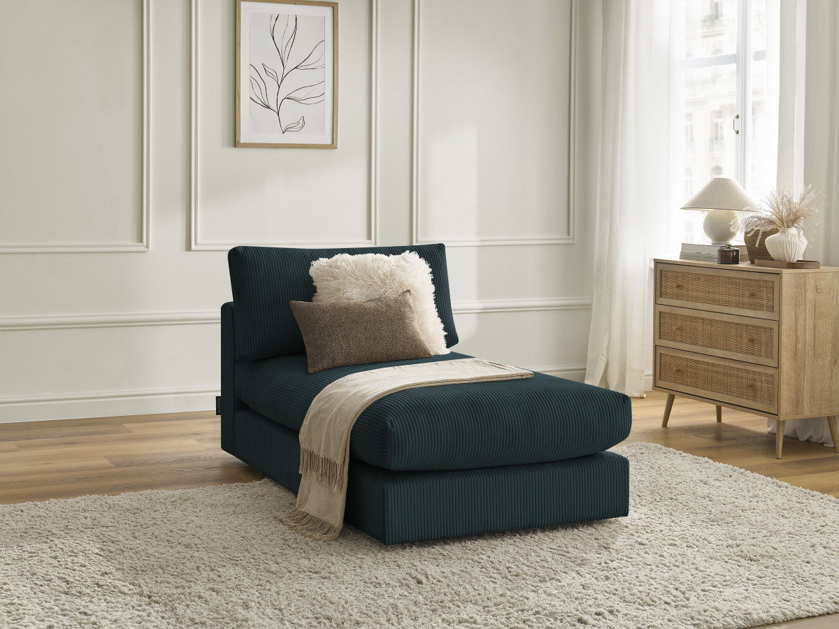 Méridienne pour canapé modulable PARIS velours côtelé