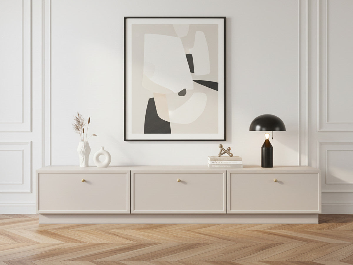 LORINA tv-meubel met 1 deur en 2 lades, 200 cm