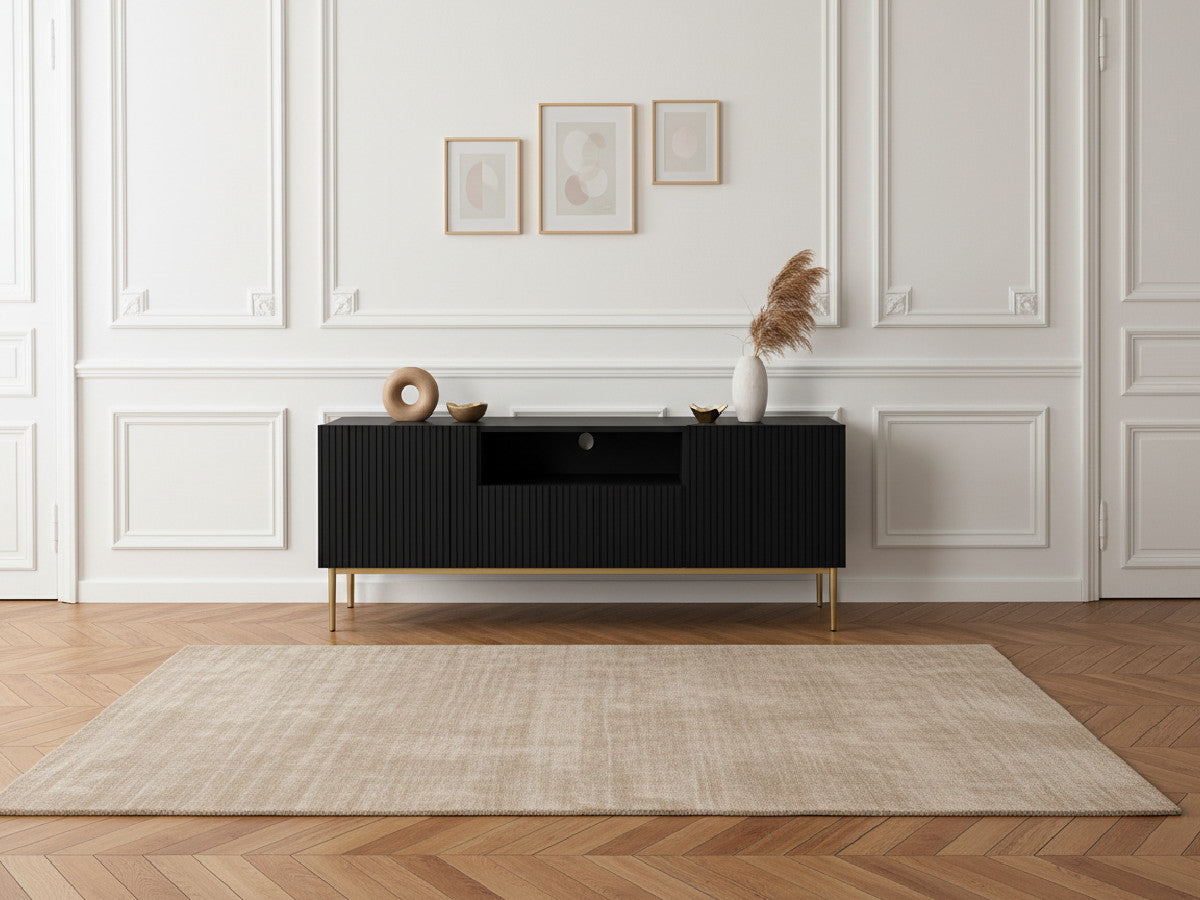 Meuble TV 150 cm avec niche KASHA Pieds or