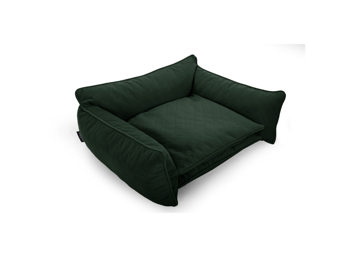 Panier pour chien PLUTO velours matelassé