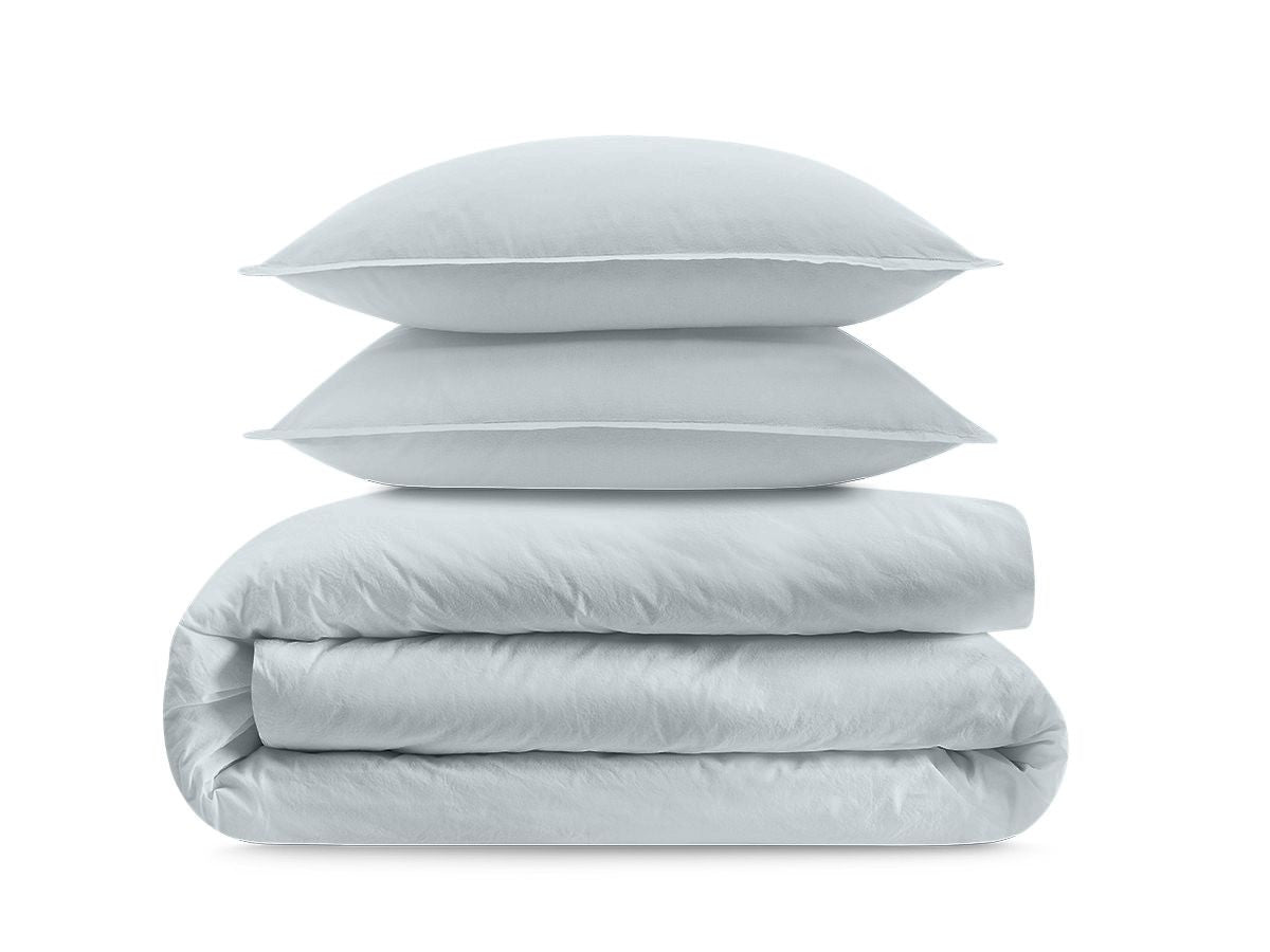 Parure de lit adulte en Percale de coton HERA avec une housse de couette, taies d'oreiller