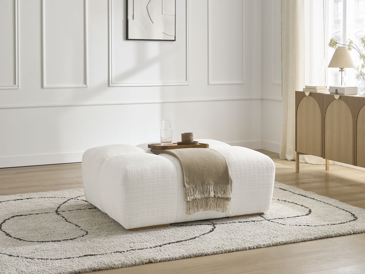 Pouf ANAKIN tissu texturé