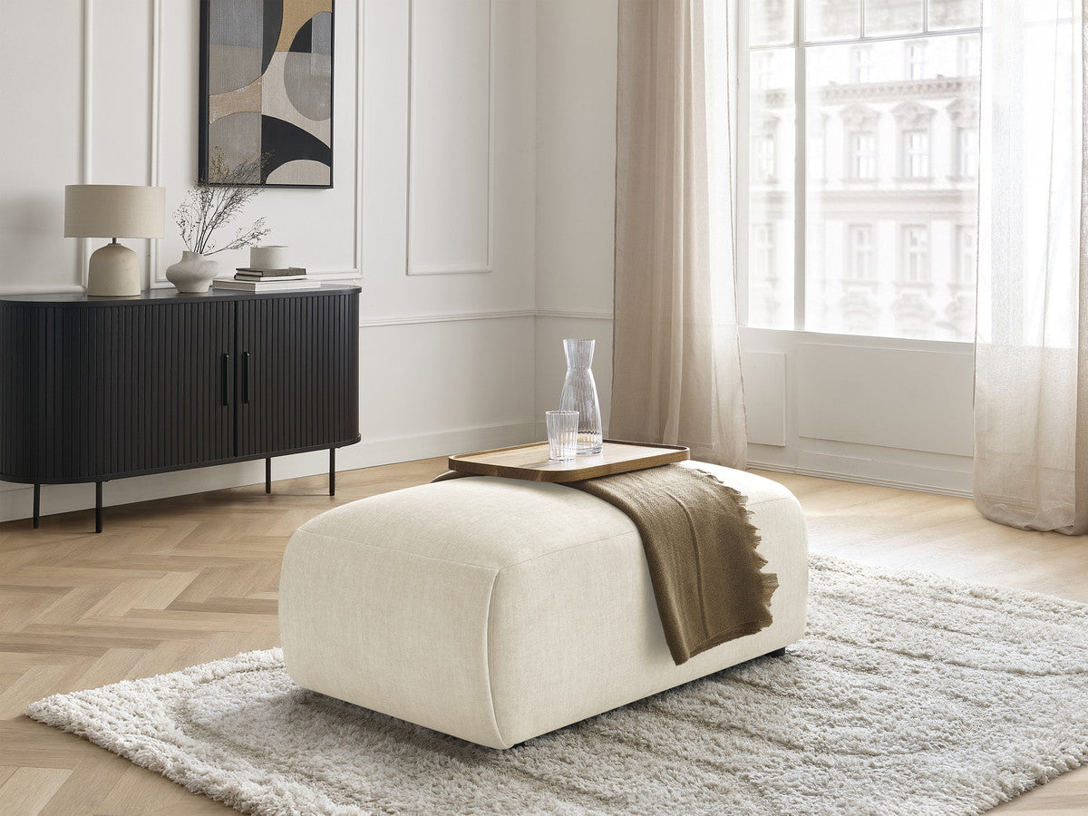 Pouf petit  JANA tissu velours