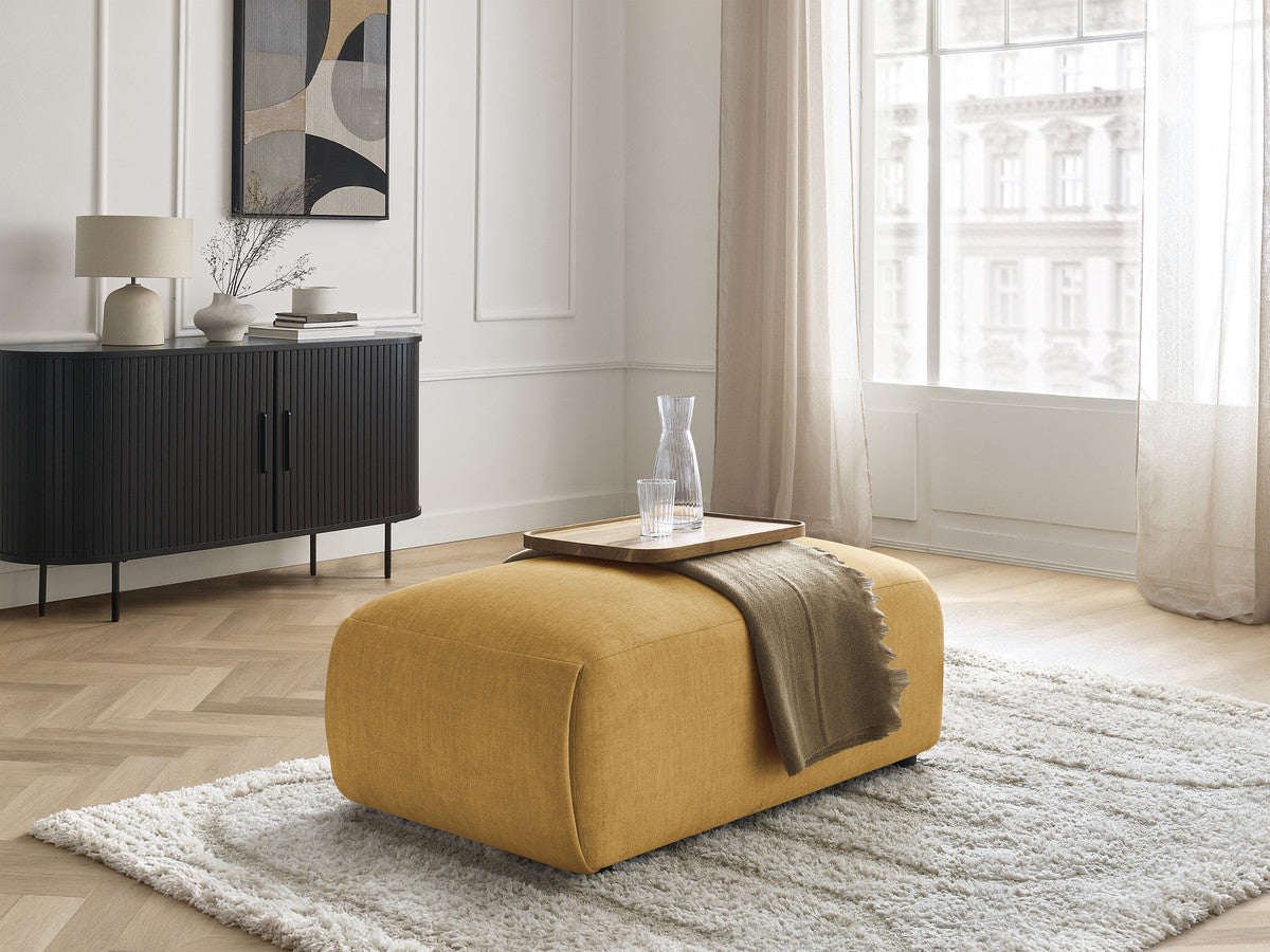 Pouf petit  JANA tissu velours